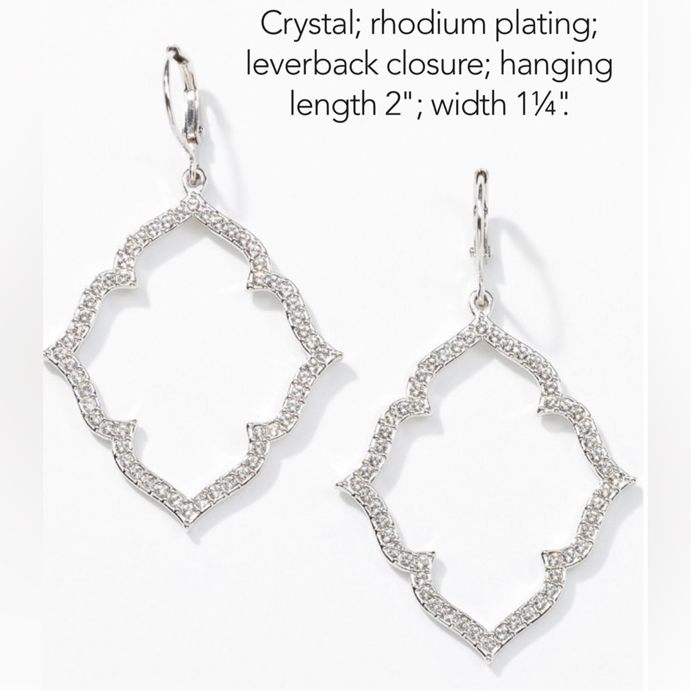 Touchstone by Swarovski crystal earrings.